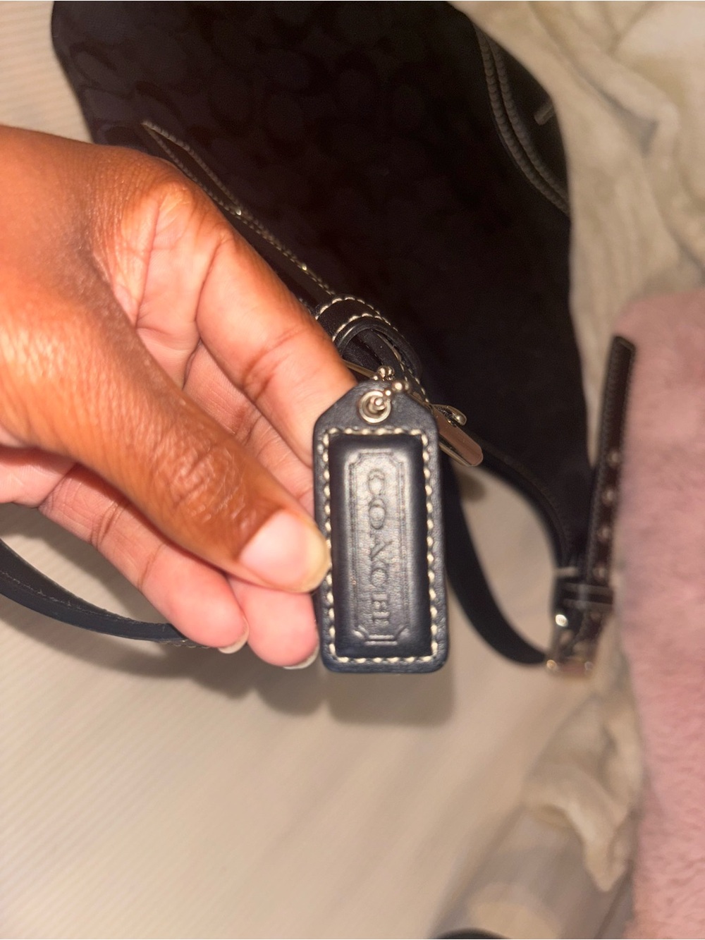 Vintage Coach Hampton Signature Hippie Bag - Picture 4 of 8